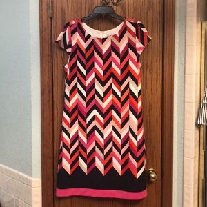 Block color dress